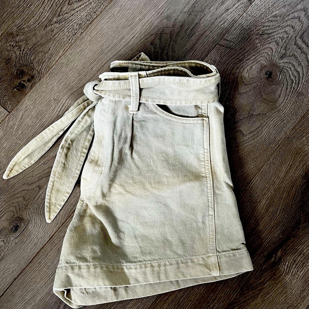 High Waist Tan Women's Shorts